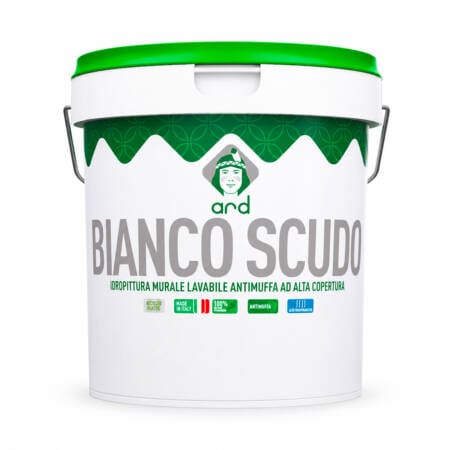 ARD Bianco Scudo idropittura murale lavabile antimuffa